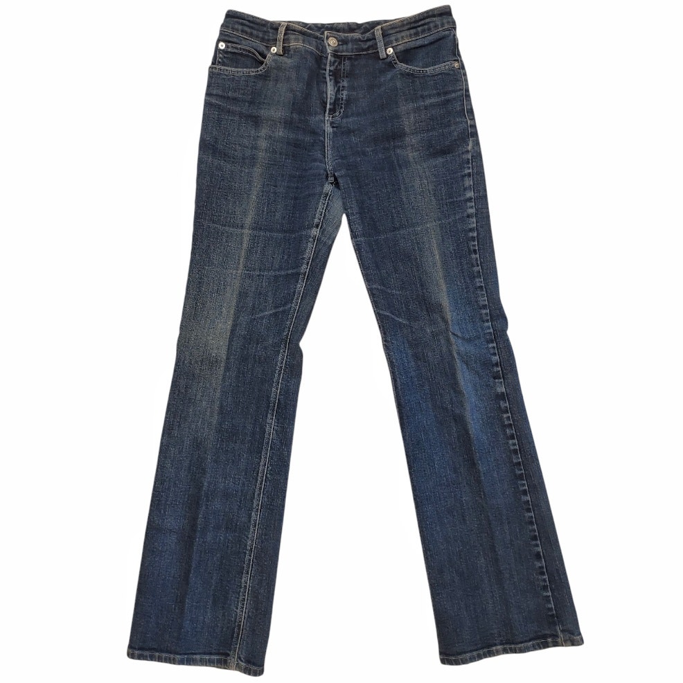 St. John Classic 5 Pocket Jeans Approx Size 8 Stretch Denim Casual Straight Leg